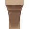 Ekena Millwork 12"W x 36"D x 24"H Classic Rockford Rough Cedar Woodgrain TimberThane Corbel, Primed Tan CORUR12X36X24ROCRCPR - alternate 4